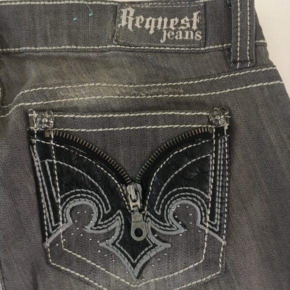 Request Jean Rock and Roll grey jeans - Picture 2 of 7